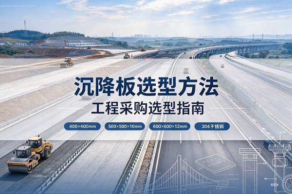 城厢沉降板选择方法