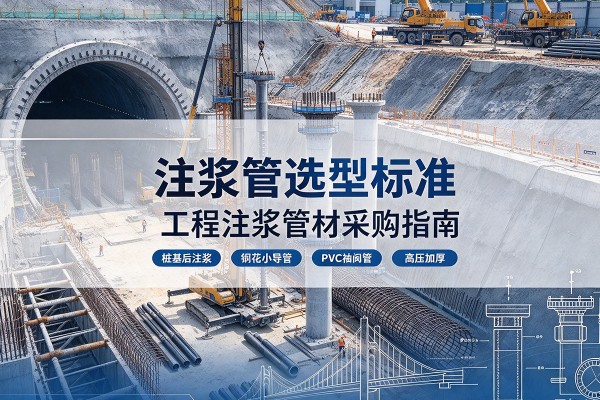 城厢注浆管选型标准